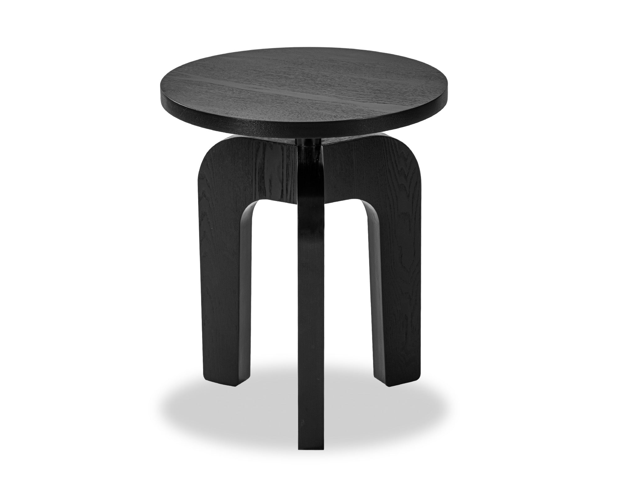 Otek Side Table  -  Matt Black Ash