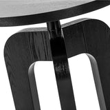 Otek Side Table  -  Matt Black Ash