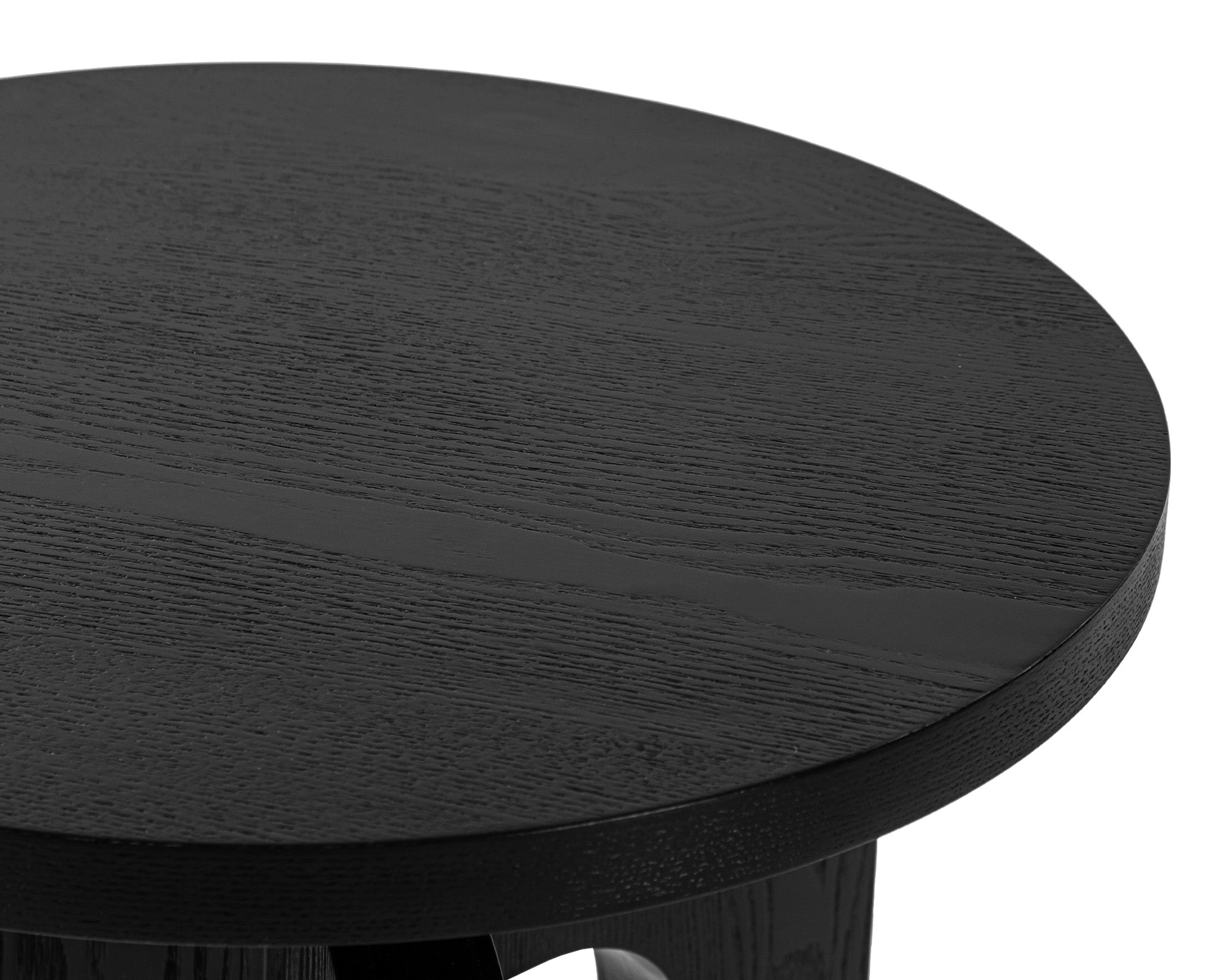 Otek Side Table  -  Matt Black Ash