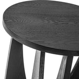 Borne Side Table - Matt Black Ash
