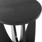 Borne Side Table - Matt Black Ash