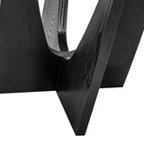 Borne Side Table - Matt Black Ash