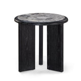 Herman Side Table   -  Oreo Grey/Ebony