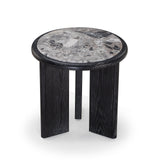 Herman Side Table   -  Oreo Grey/Ebony