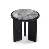 Herman Side Table   -  Oreo Grey/Ebony