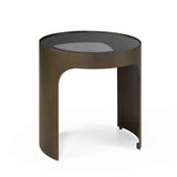 Arch Side Table  - Antique Bronze/Smoked Black