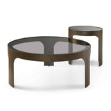 Arch Side Table  - Antique Bronze/Smoked Black