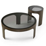 Arch Side Table  - Antique Bronze/Smoked Black