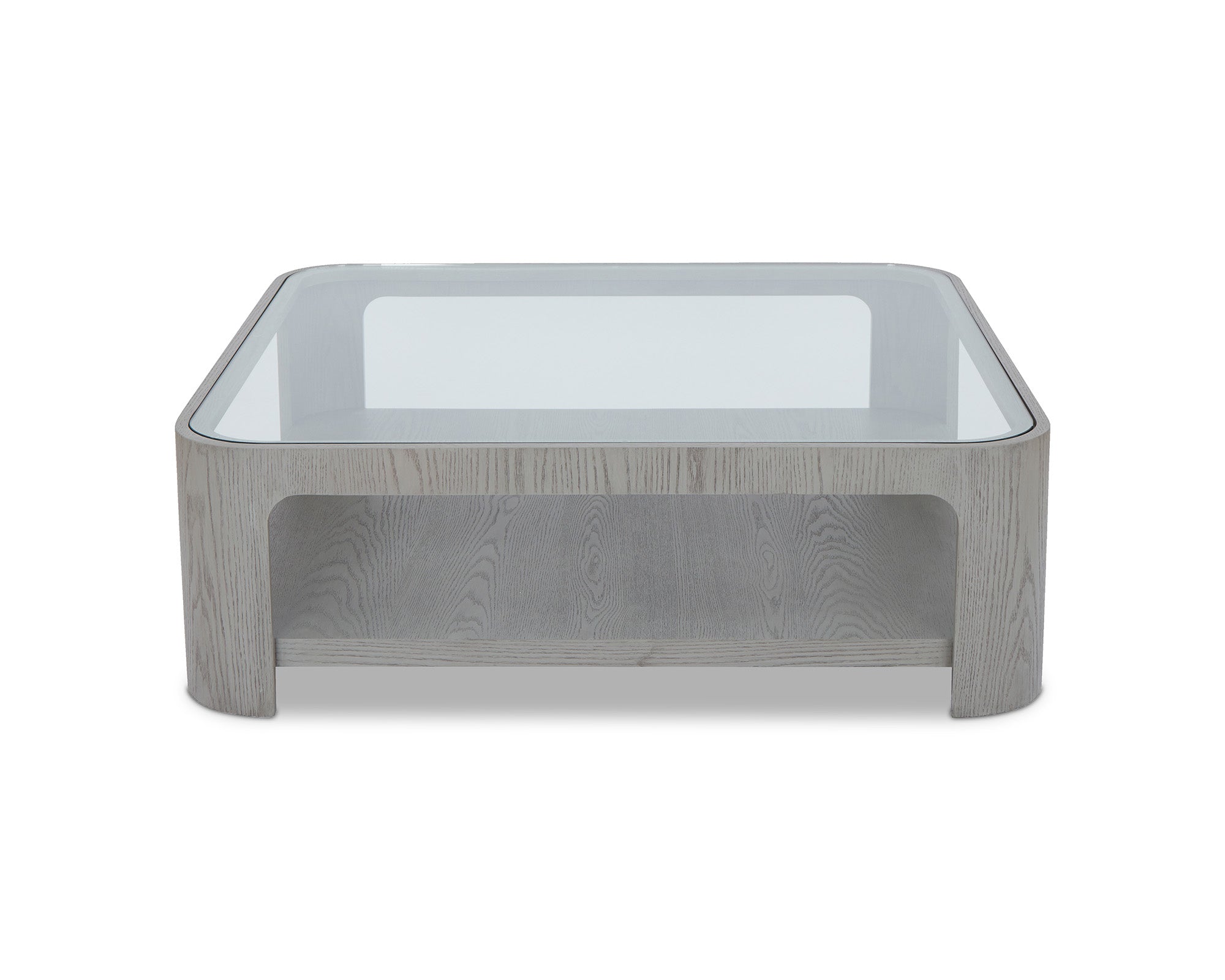 Liang & Eimil Espiga Coffee Table – Silver Black & Clear Glass