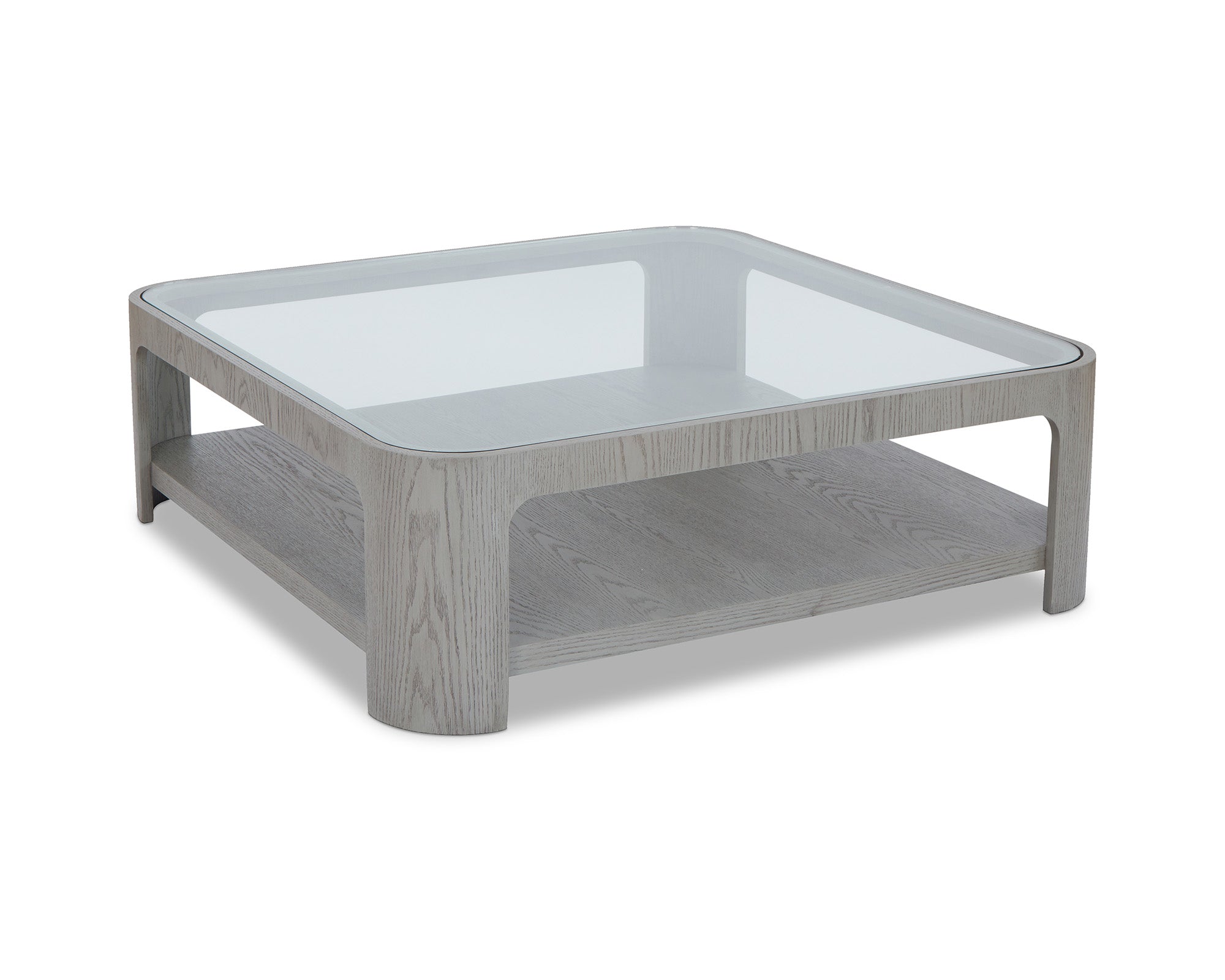 Liang & Eimil Espiga Coffee Table – Silver Black & Clear Glass