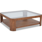 Liang & Eimil Espiga Coffee Table – Brushed Brown & Clear Glass