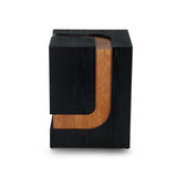 Grove Side Table  -  Wenge & Classic Brown