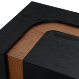 Grove Side Table  -  Wenge & Classic Brown