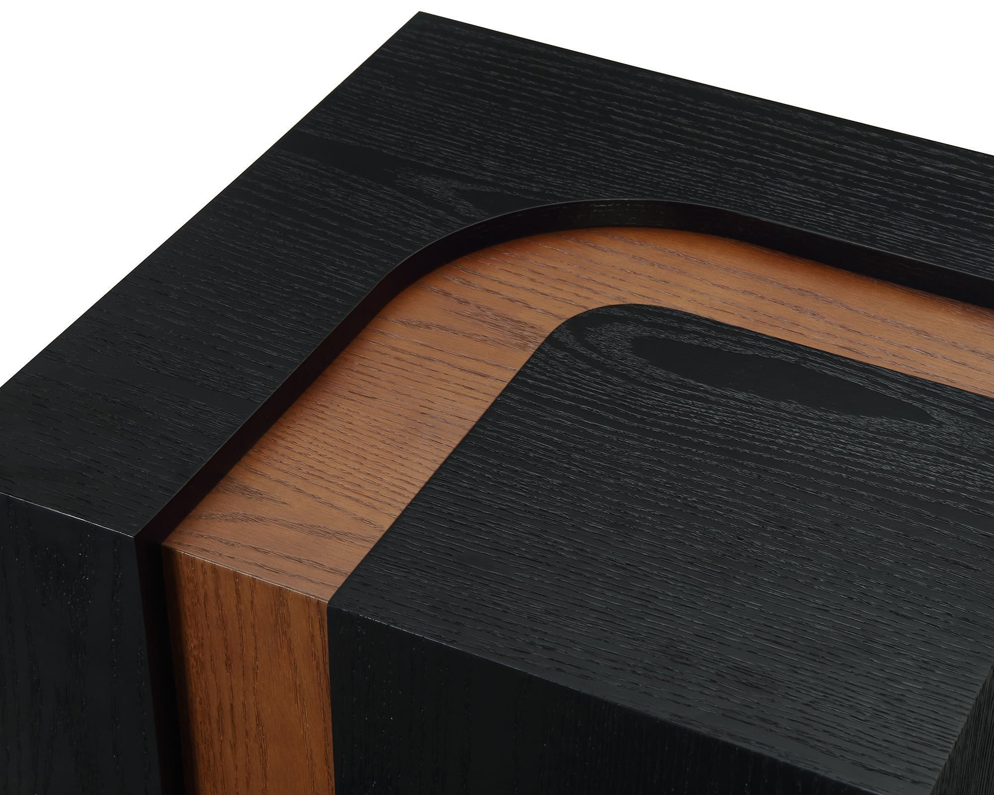 Grove Side Table  -  Wenge & Classic Brown