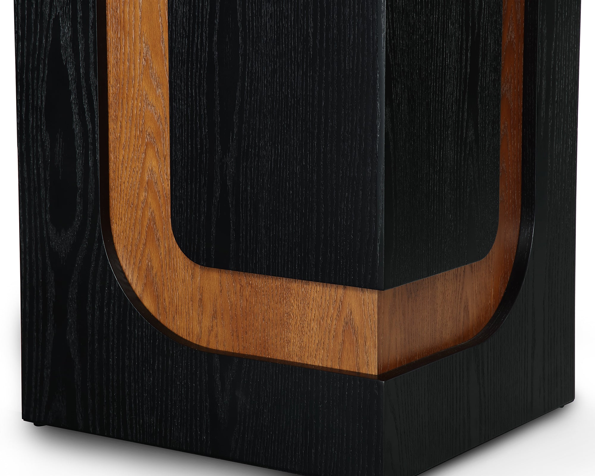 Grove Side Table  -  Wenge & Classic Brown