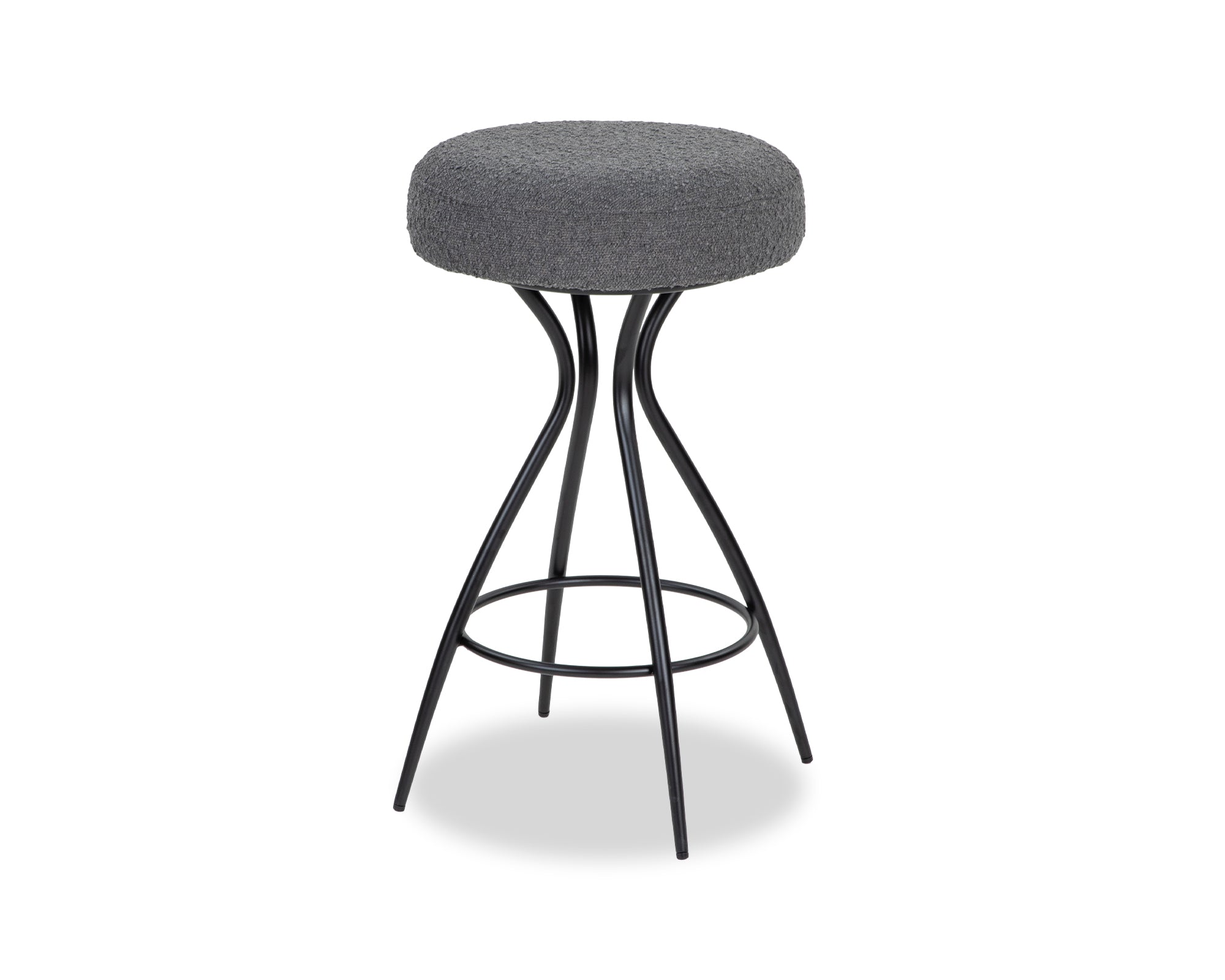 Liang & Eimil Hydra Counter Stool - Boucle Graphic Grey