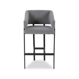 Tatler Bar Stool  -  Boucle Grey