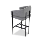 Tatler Bar Stool  -  Boucle Grey