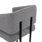 Tatler Bar Stool  -  Boucle Grey