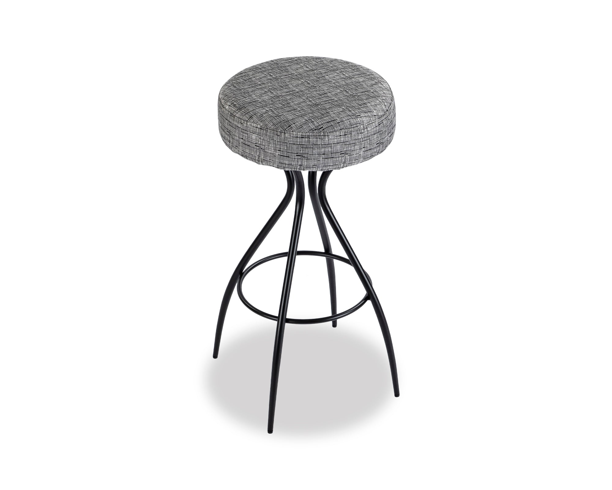Hydra Bar Stool  -  Artesan Black & White