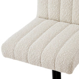 Dukes Bar Stool  -  Boucle Sand