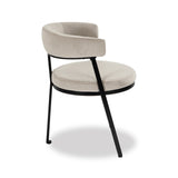 Bonnet Dining Chair  -  Kaster Light Grey