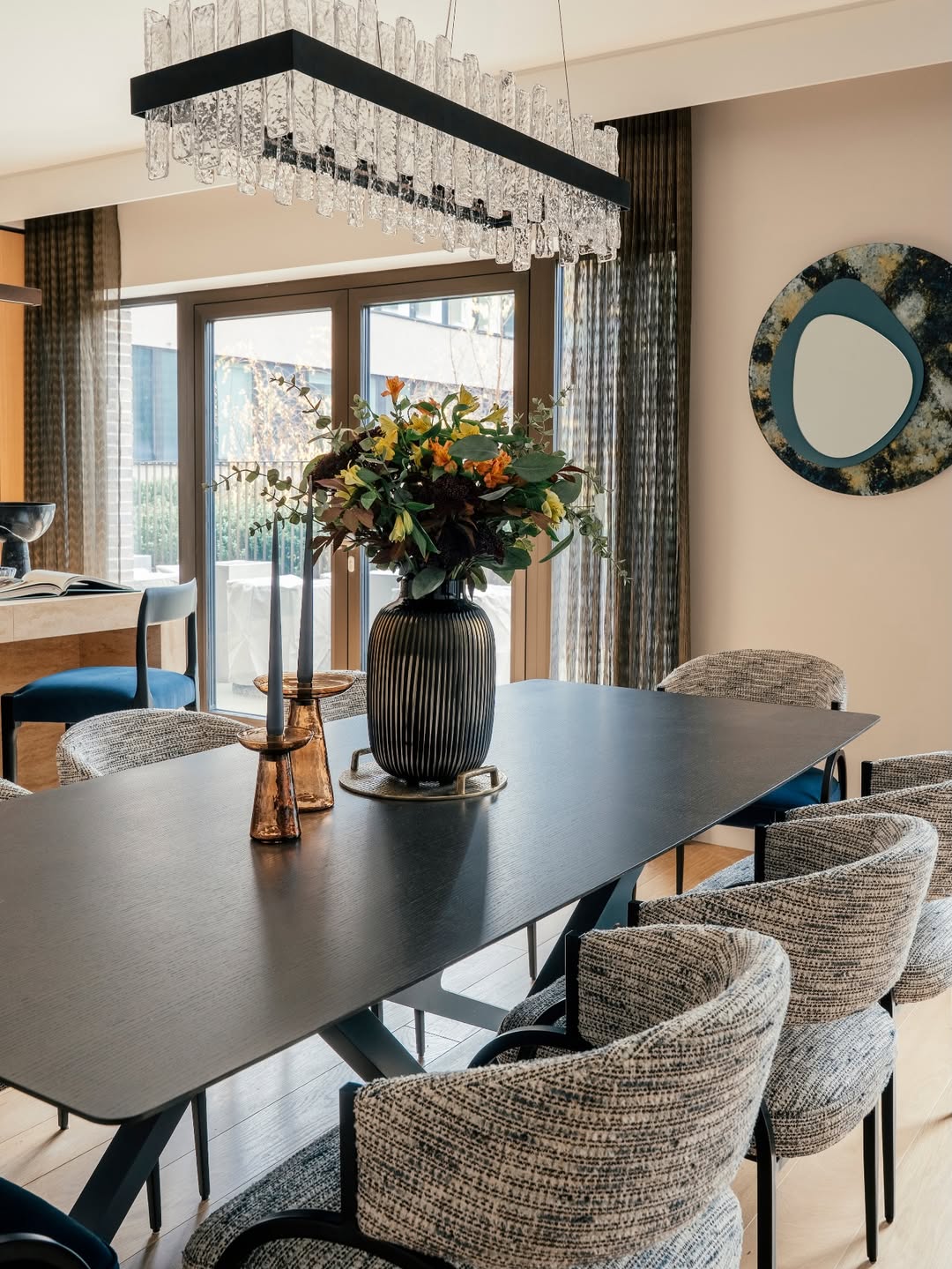 Liang & Eimil Pavilion Dining Chair in Sherpa Grey