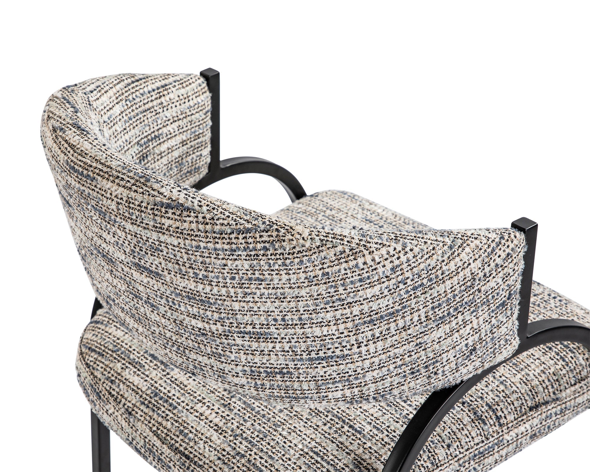 Pavilion Dining Chair  -  Sherpa Grey Fabric