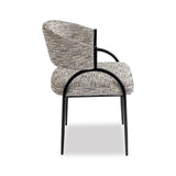Pavilion Dining Chair  -  Sherpa Grey Fabric