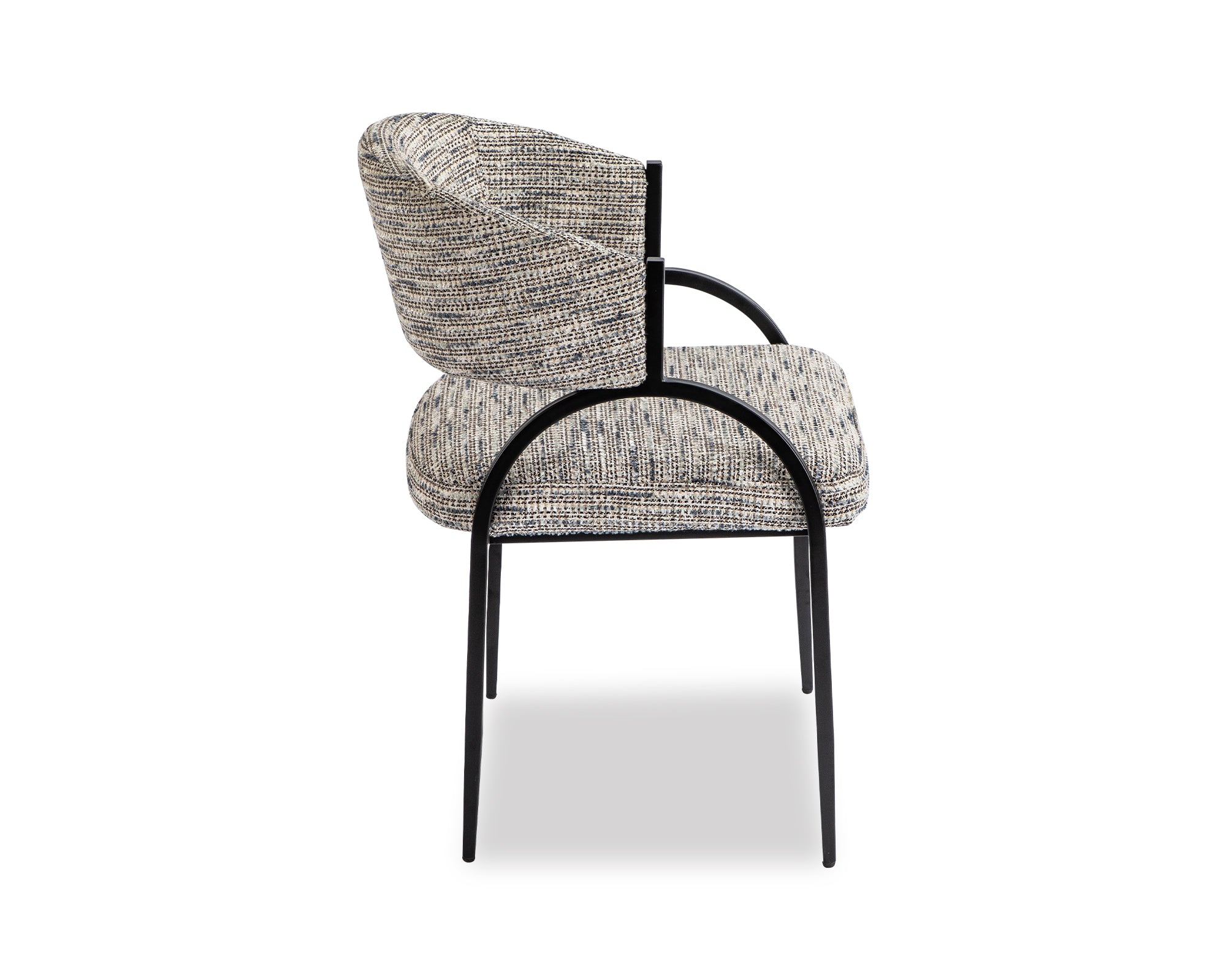 Pavilion Dining Chair  -  Sherpa Grey Fabric