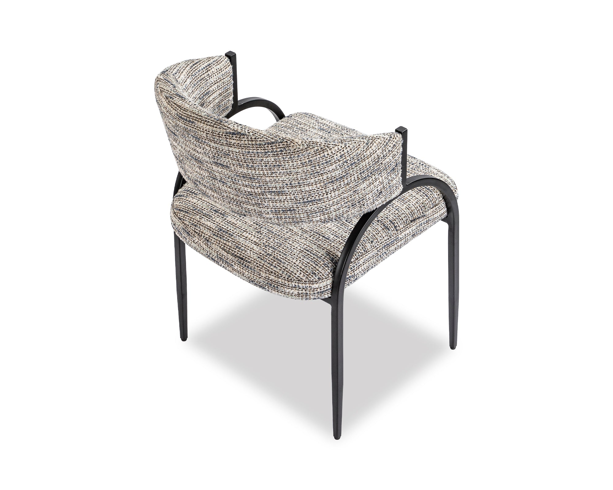 Pavilion Dining Chair  -  Sherpa Grey Fabric