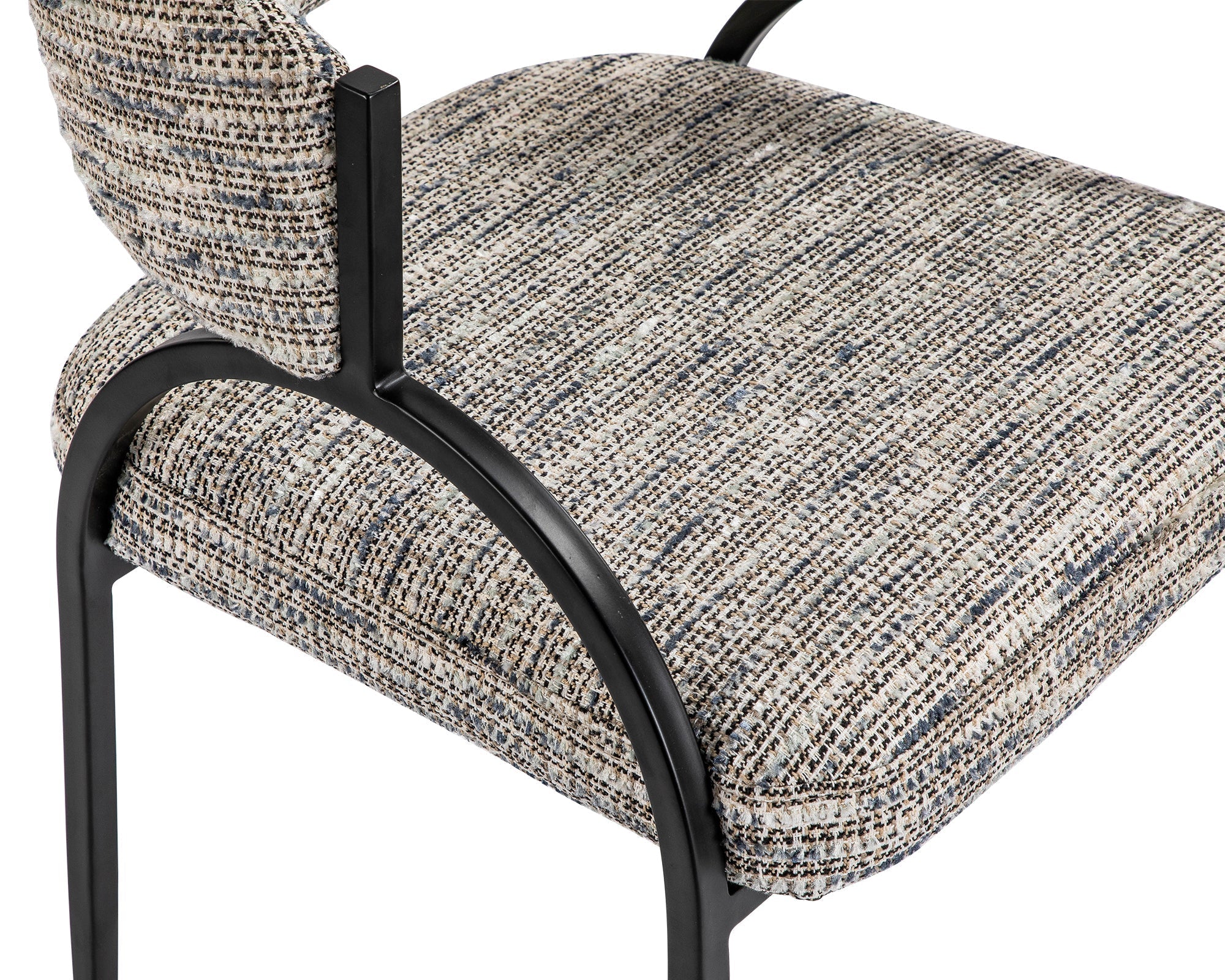 Pavilion Dining Chair  -  Sherpa Grey Fabric