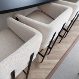 Tatler Dining Chair  -  Boucle Sand