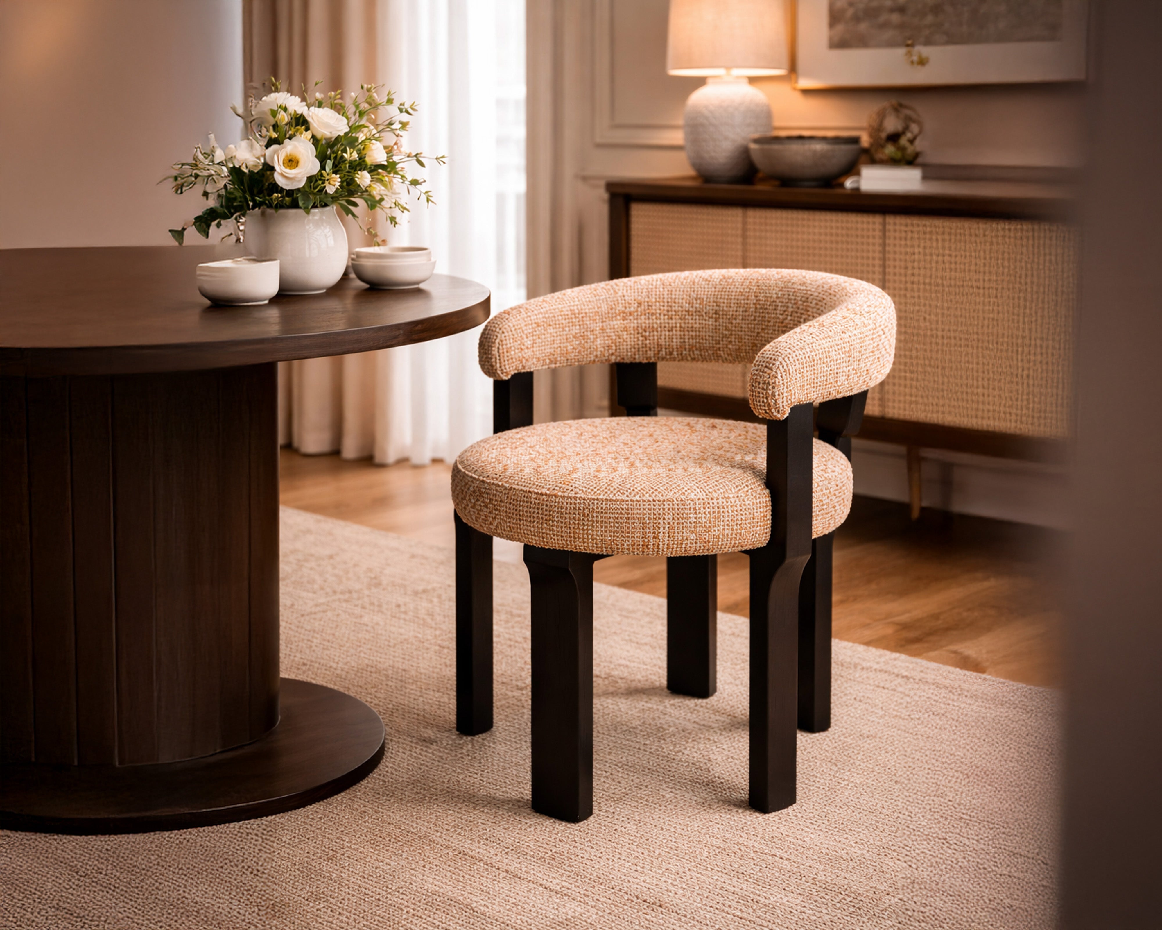Liang & Eimil Elba Dining Chair – Dexter Sparkle Citrus