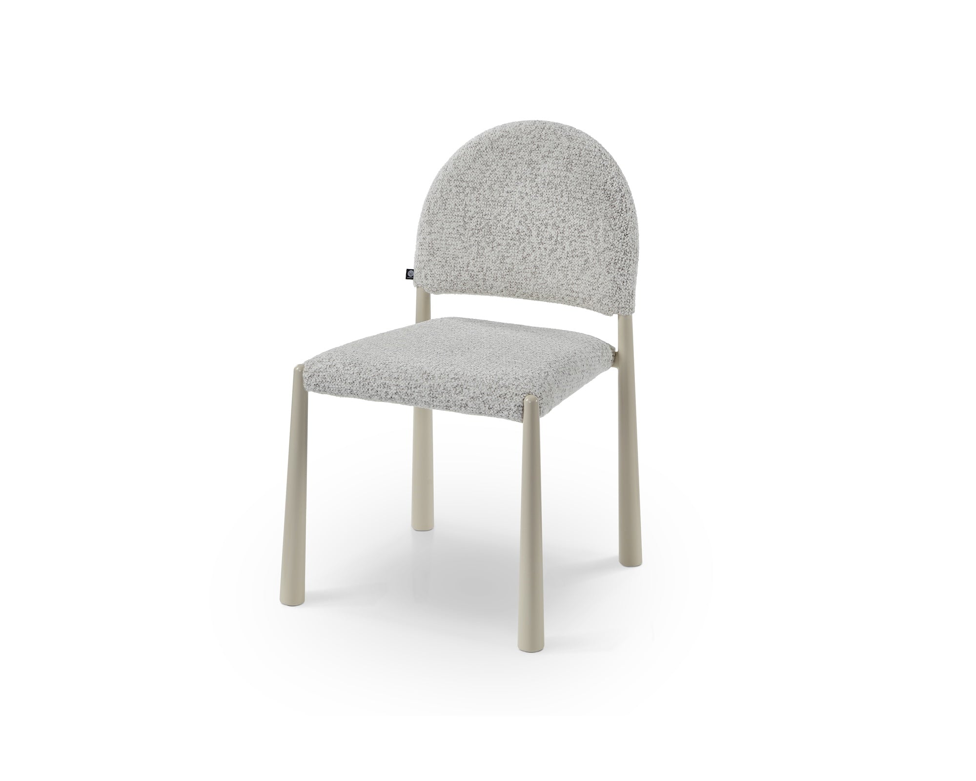 Liang & Eimil Noma Dining Chair – Ripley Grav & Gloss Ivory (Set of 2)