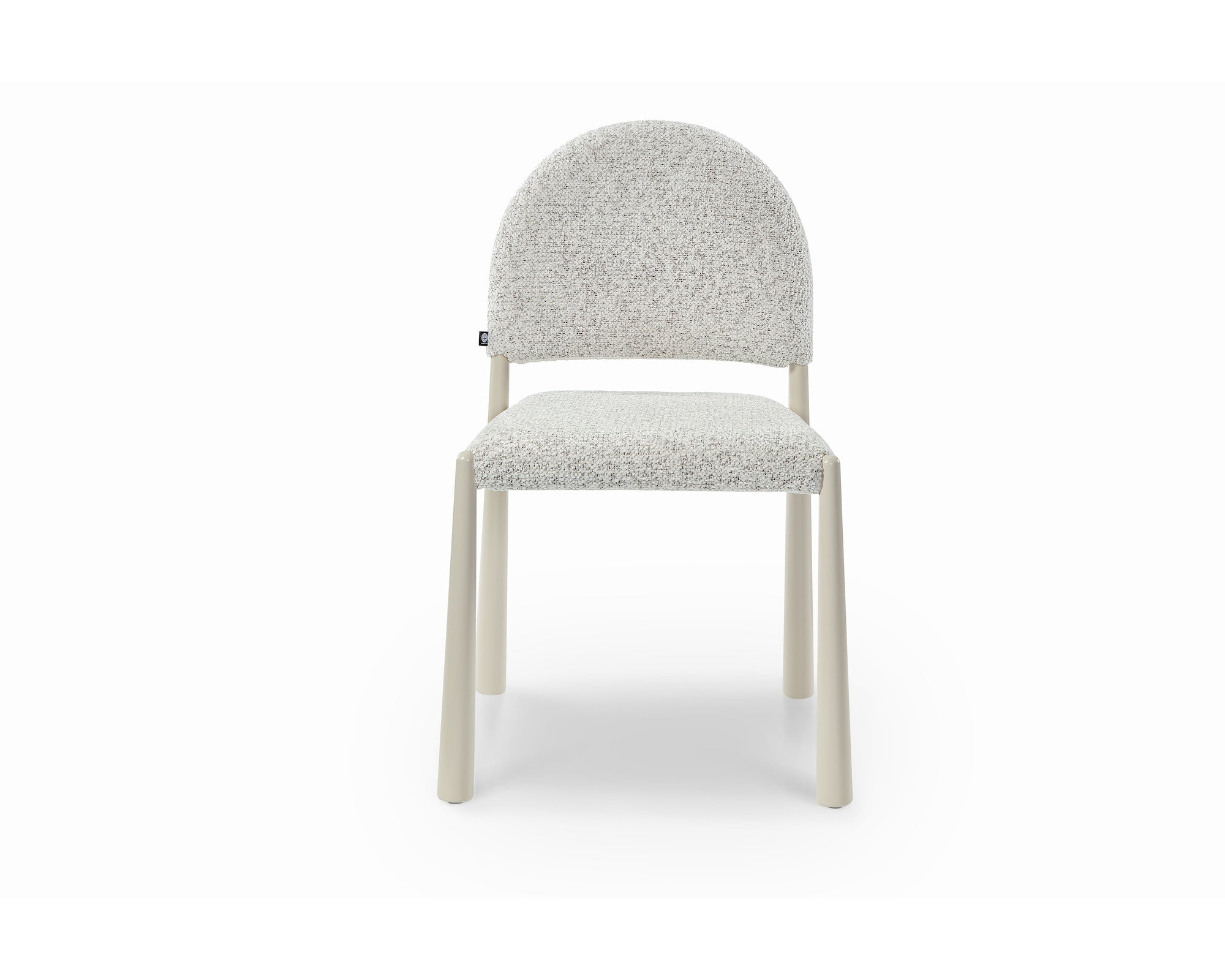Liang & Eimil Noma Dining Chair – Ripley Grav & Gloss Ivory (Set of 2)