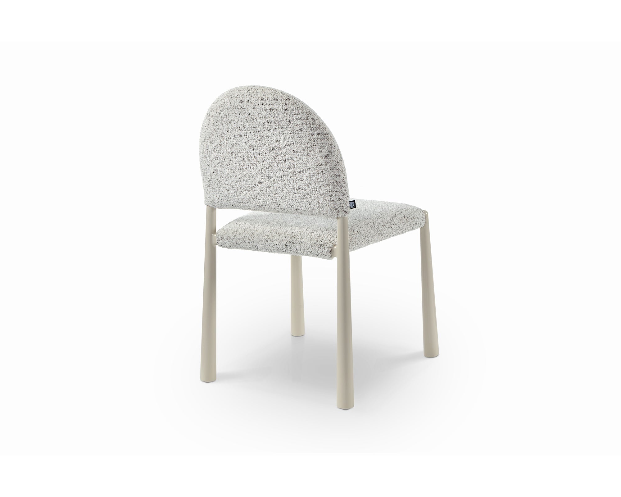 Liang & Eimil Noma Dining Chair – Ripley Grav & Gloss Ivory (Set of 2)