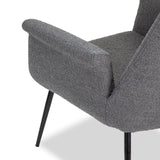 Fiore Occasional Chair  -  Boucle Graphic Grey