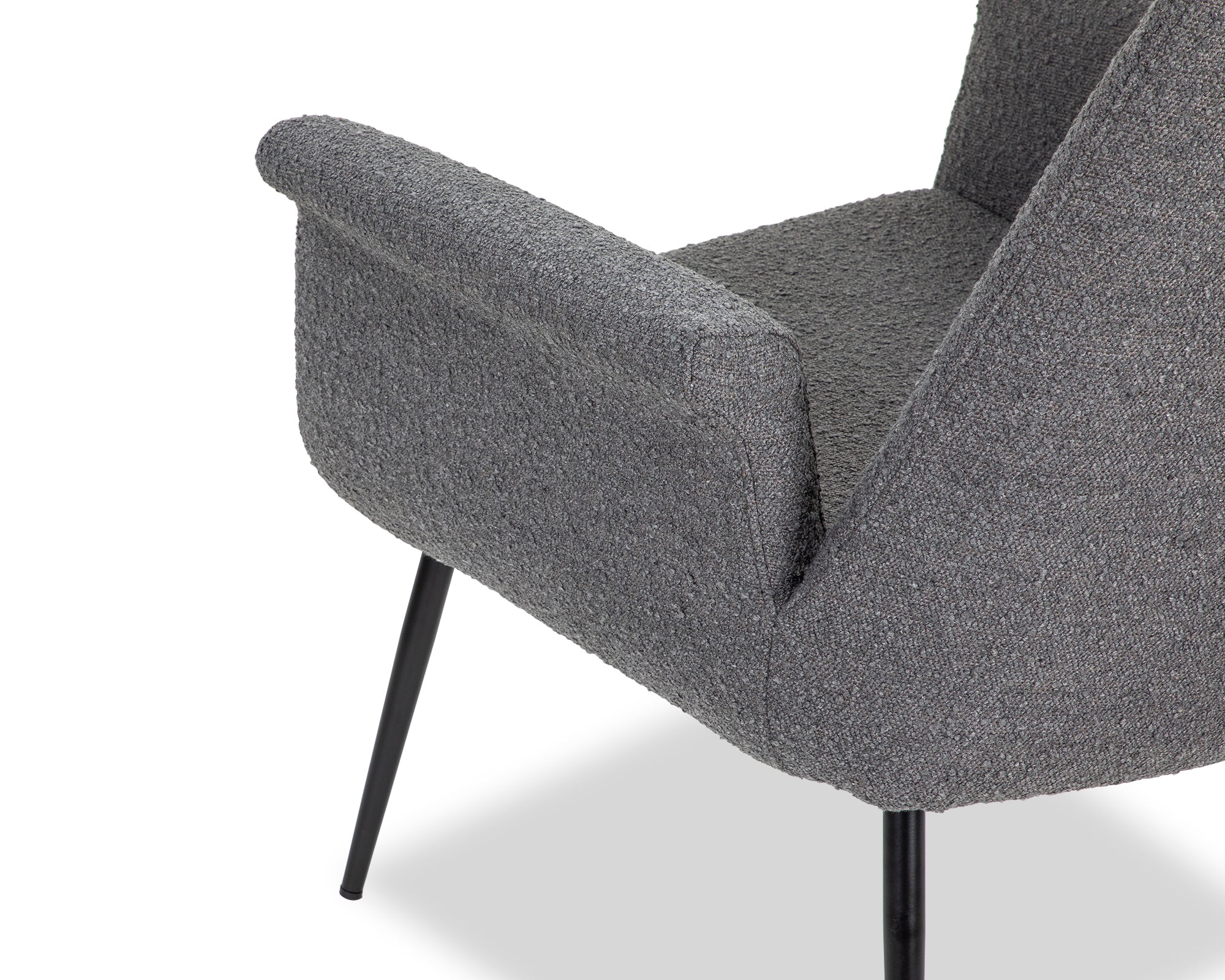 Fiore Occasional Chair  -  Boucle Graphic Grey