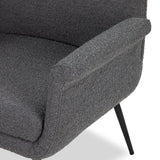 Fiore Occasional Chair  -  Boucle Graphic Grey