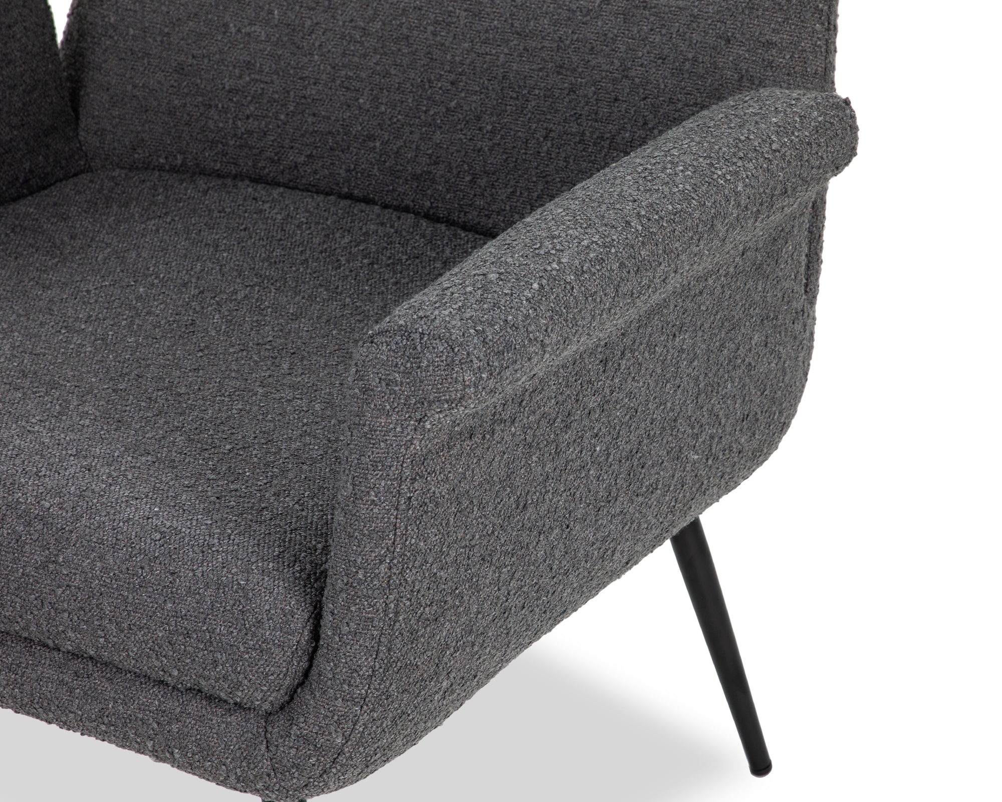Fiore Occasional Chair  -  Boucle Graphic Grey