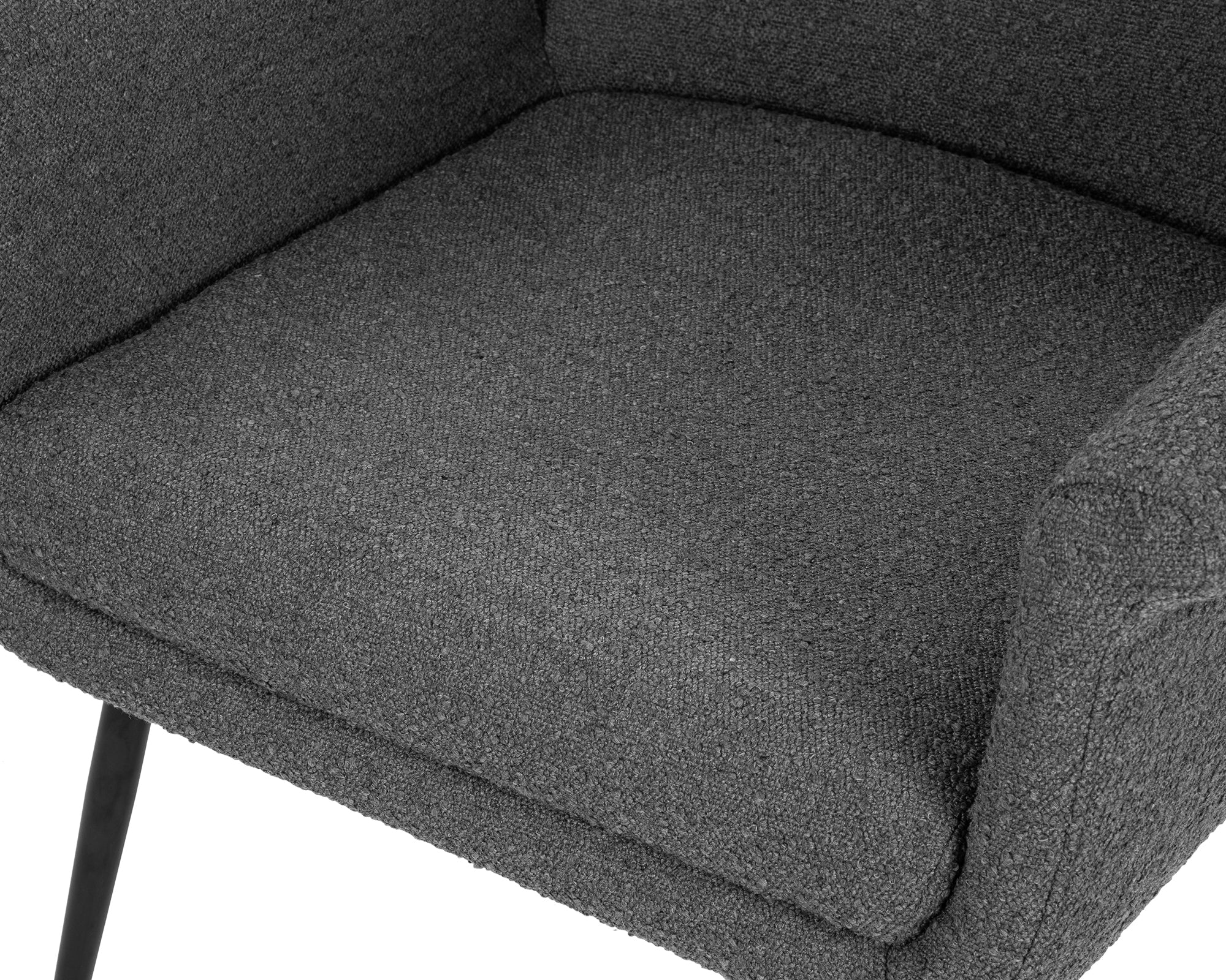 Fiore Occasional Chair  -  Boucle Graphic Grey
