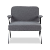 Ponti Occasional Chair  -  Boucle Graphic Grey