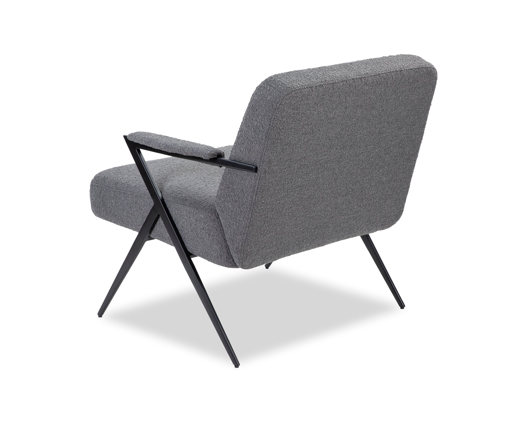 Ponti Occasional Chair  -  Boucle Graphic Grey