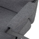 Ponti Occasional Chair  -  Boucle Graphic Grey
