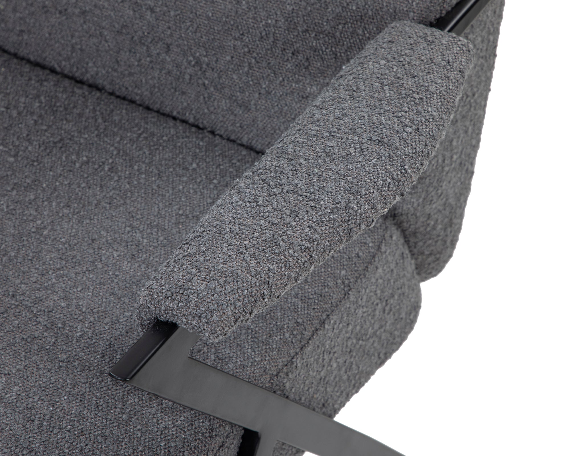 Ponti Occasional Chair  -  Boucle Graphic Grey
