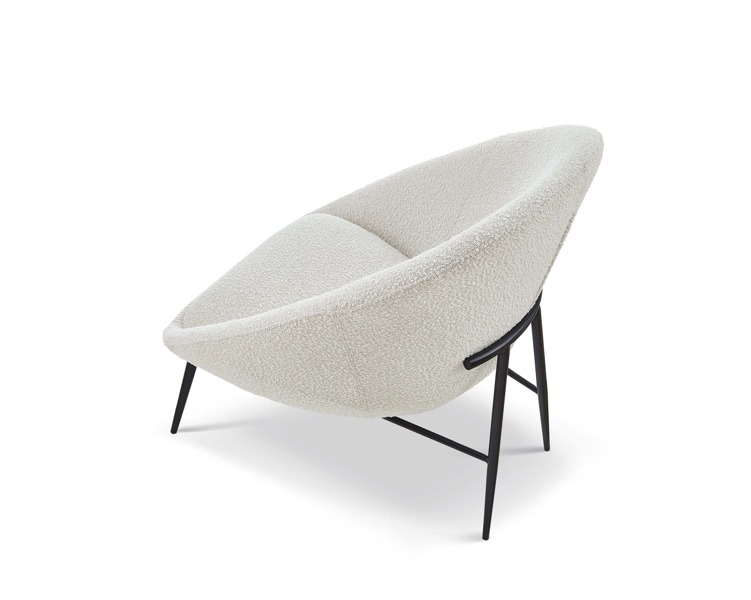 Ovalo Occasional Chair  -  Boucle Sand