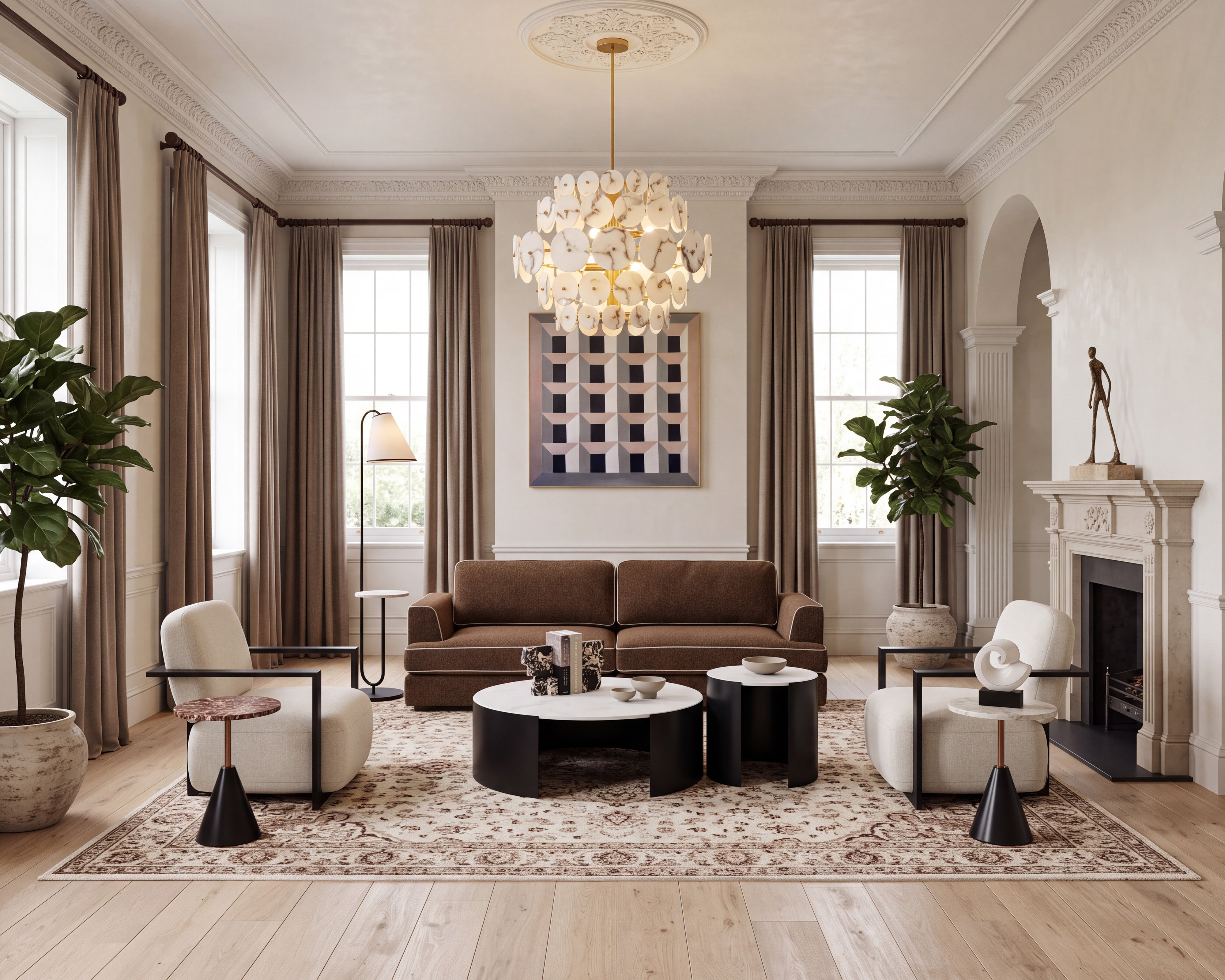 Liang & Eimil Archivolto Occasional Chair in Pilman Beige