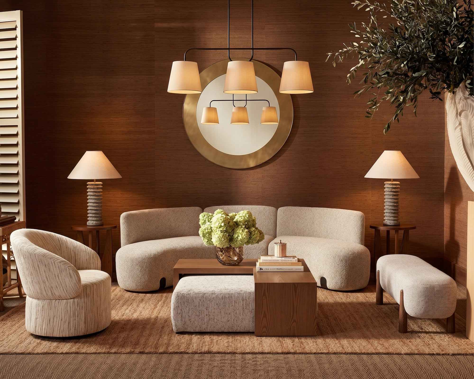 Liang & Eimil Aurelle Swivel Occasional Chair – Windsor Beige