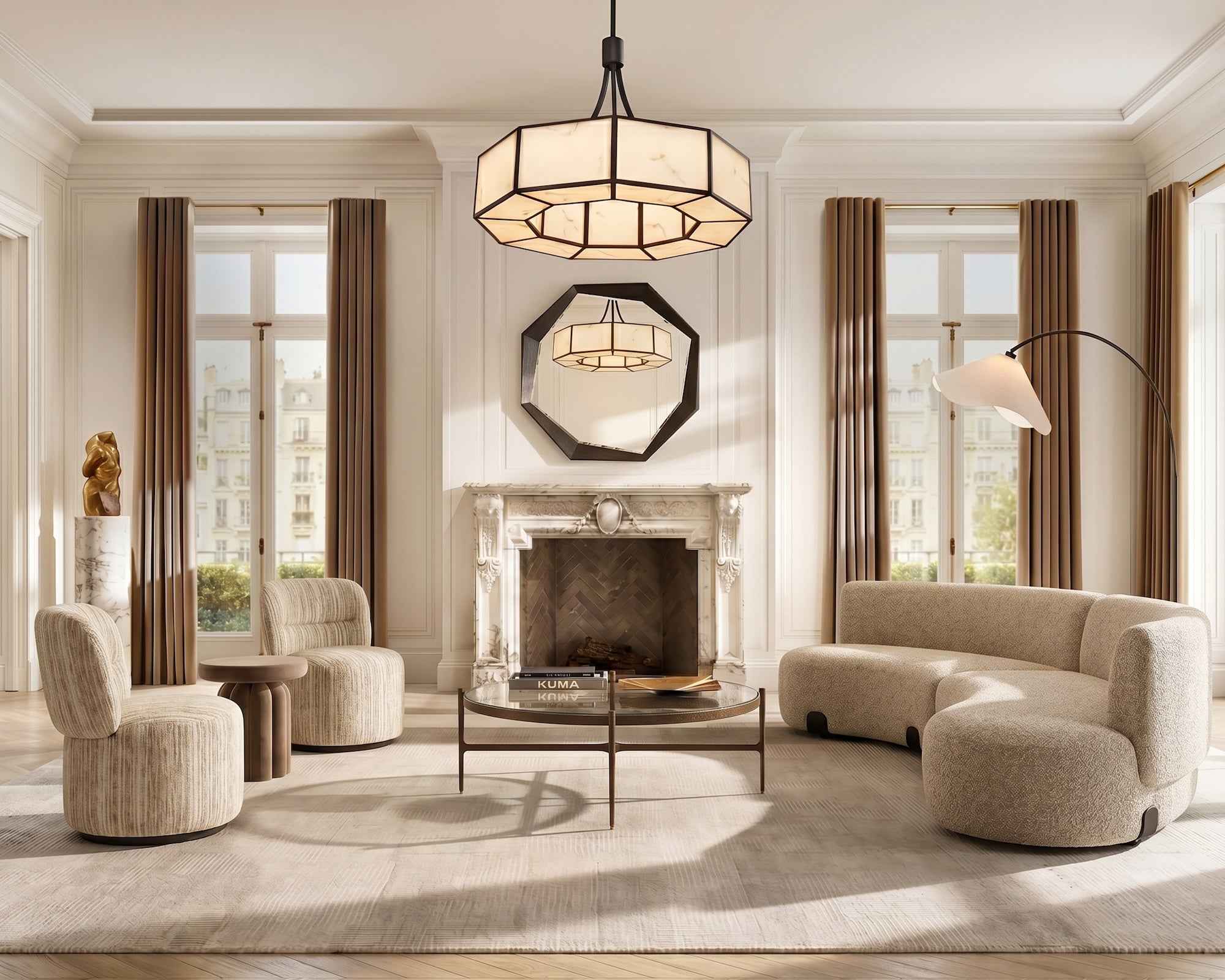 Liang & Eimil Aura Swivel Occasional – Windsor Beige